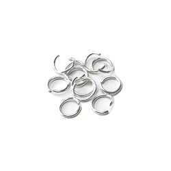 Nail Piercing Ring Silver