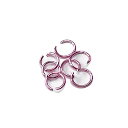Nail Piercing Ring Pink