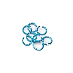 Nail Piercing Ring Blue