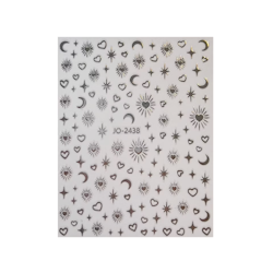 Sticker Moon Silver