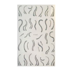 Sticker Swirl Silver