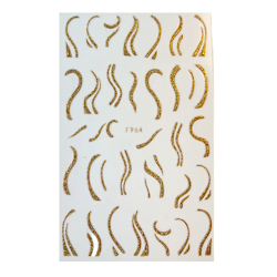 Sticker Swirls Gold