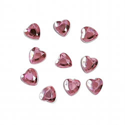 Light Pink Heart 4mm