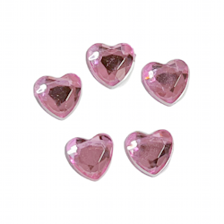 Light Pink Heart 6mm