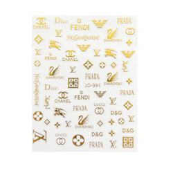 Sticker Logo Mix Gold