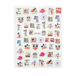 Sticker Mickey Mouse Logo Mix