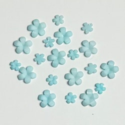 3d Flower Turquoise