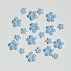 3D Flower Blue