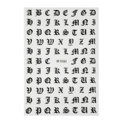 Sticker Letters Black