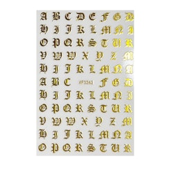 Sticker Letters Gold