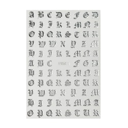 Sticker Letters Silver