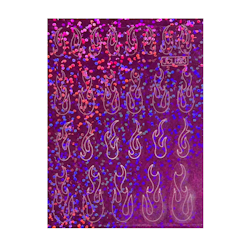 Sticker Flame Pink/Purple