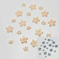 3d Flower Apricot Color Changing