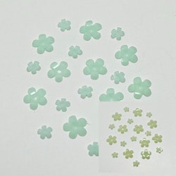 3d Flower Green Color Changing