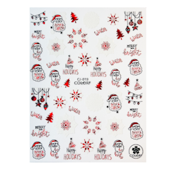 Sticker Christmas Red