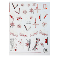 Sticker Winter Red