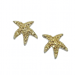 3d Sea Star Gold