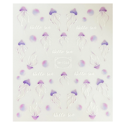 Sticker Jellyfish Purple