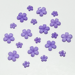 3d Flower Light Purple