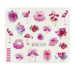 Watersticker Flamingo