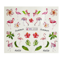 Watersticker Flamingo