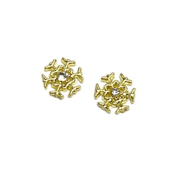 3d Snowflake Gold