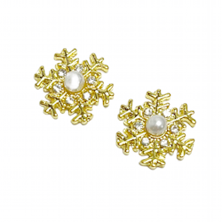 3d Snowflake Gold