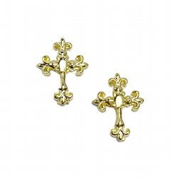 3d Cross Gold