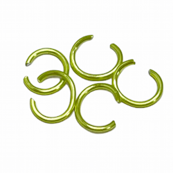 Nail Piering Ring Green