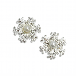 3d Snowflake Silver