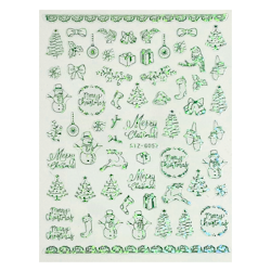 Sticker Christmas Green