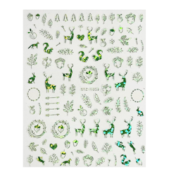 Sticker Christmas Green