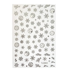 Sticker Christmas Silver