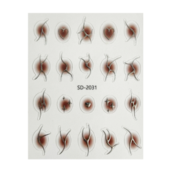 Sticker Wine Red