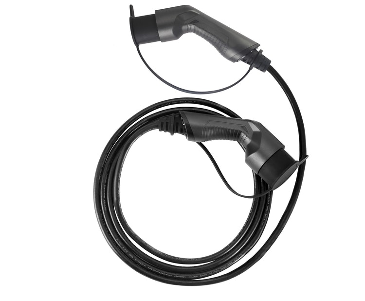 Ladekabel til elbil Type 2, 16A, 1-faset