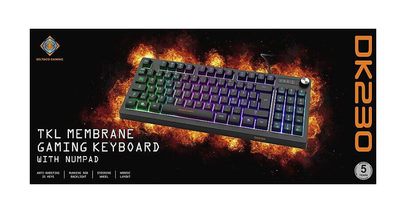 DELTACO Gaming Tangentbord
