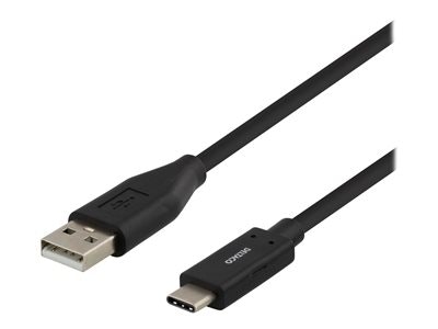 Deltaco USB C to USB A 1m