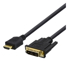 HDMI till DVI-kabel, 3m, Full HD - Svart