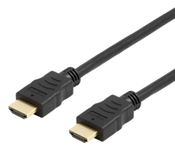 Office HIGH-SPEED HDMI kabel, 2M, 4K UHD, svart