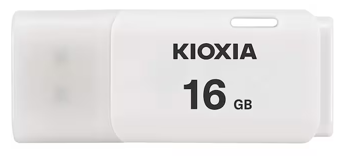 Kioxia TransMemory U202 USB-minne 16 GB (vit)