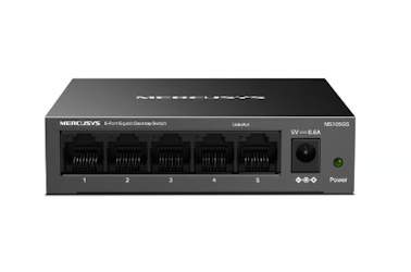 MS105GS nätverksswitchar Ohanterad Gigabit Ethernet (10/100/1000) Svart