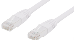 Deltaco - Patchkabel U/UTP Cat6 2m, vit