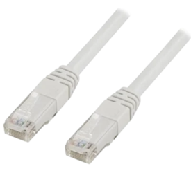 Nätverkskabel / Patchkabel RJ-45 Cat5e 15m grå