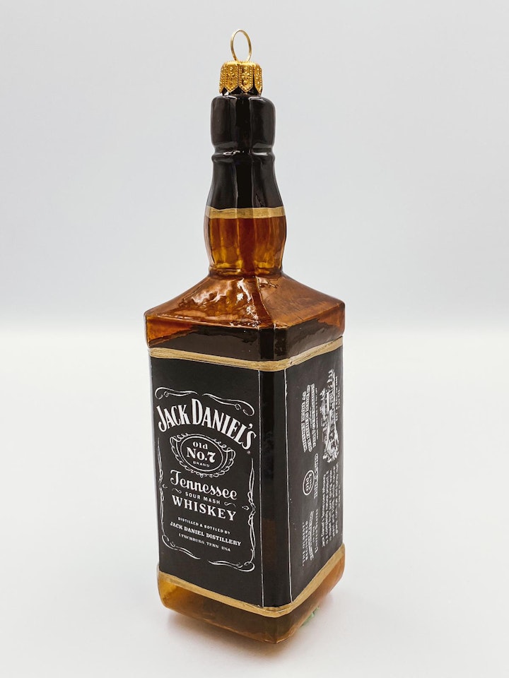 Jack Daniels, 16 cm hånddekorert glassornament