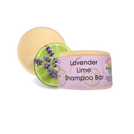 Lavendel og lime shampoo-bar