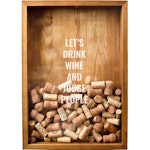 The Corkbox, Let´s drink wine kork-ramme i rustikk farge