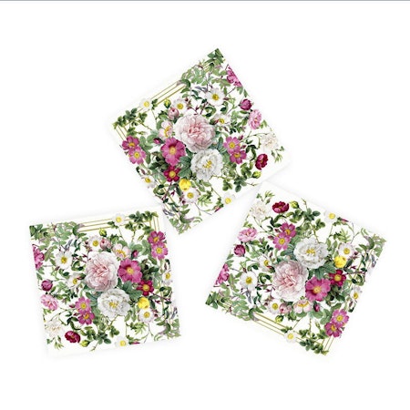 Rose Flower Garden servietter 16,5x16,5cm