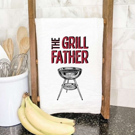 The Grill Father kjøkkenhåndkle, 68x68 cm