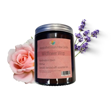 Duftlys Ville blomster, naturlig kokosvoks 60ml