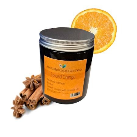 Duftlys Krydret appelsin, naturlig kokosvoks 60ml